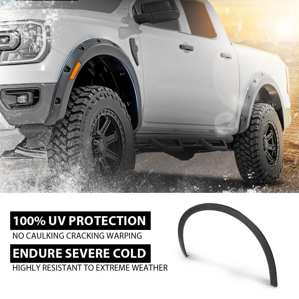 G-PLUS Front Left Fender Flare Wheel Arch Molding Trim, Compatible with Porsche Cayenne 2011-2018, Driver Side, 95855972720, 958-559-727-20, 958559727209B9