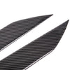 G-PLUS Carbon Fiber Headlight Eyelids Eyebrows Covers Compatible with Nissan 350Z Z33 Fairlady Z Coupe 2003-2009, Left & Right Black