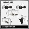 G-PLUS Engine Mount Set Compatible with Honda CR-V 2015-2017 2.4L Engine Automatic Transmission A65081, A65053 Motor Mount Kit 5pcs
