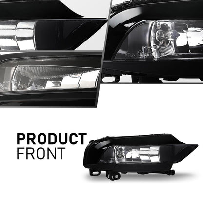 G-PLUS Fog Light Lamp Left Driver & Right Passenger Pair Compatible with Audi A3/ A3 Quattro 2015-2016 AU2592120, AU2593120, 8V0941699E, 8V0941699B, 8V0941700E, 8V0941700B 2PCS Black