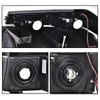 G-PLUS LED Headlights Compatible with Chevy Colorado/GMC Canyon 2004-2012,Fit Isuzu i-280 i-350 2006,Fit Isuzu i-290 i-370 2007-2008 Headlamps Clear Lens Chrome Housing Clear Reflector