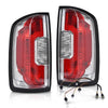 G-PLUS Tail Lights 1 Pair w/Bulbs Compatible with GMC Canyon 2015-2022 (submodel: All Terrain，Denali，Base, SL, SLE, SLT，AT4, Elevation, Elevation Standard) Luces Traseras Rear Brake Lamps Assembly