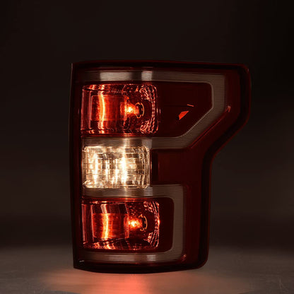 G-PLUS Tail Light Rear Tail Lamps W/Bulbs & Wiring Harness Compatible with Ford F150 2018 2019 2020 passenger Side Rear Brake Lamps Assembly Red