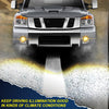 G-PLUS Front Fog Lights Assembly Compatible with 2004-2015 Nissan Titan / 2005-2007 Nissan Armada Clear Lens Driving Fog Lamps Compatible with w/ 889 12V 37.5W Bulbs 2pcs