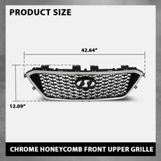 G-PLUS Front Bumper Upper Grille for Hyundai Sonata 2015-2017 Product Details