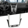 G-PLUS Radio Dash Bezel Trim Vent Compatible with Chevy Malibu 2008-2012 Sliver & Black Car Radio Dashboard Cover