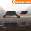 G-PLUS Soft Top With 3 Windows Compatible with Isuzu Rodeo 2000-2002 Fit Isuzu Amigo 1999-2000 Black