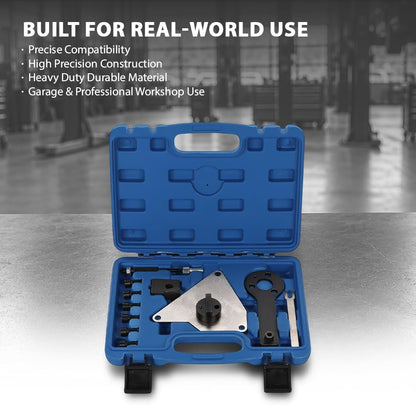 G-PLUS Engine Timing Tool Kit Compatible with Alfa Romeo Dodge Jeep Chrysler Lancia Vehicles Silver