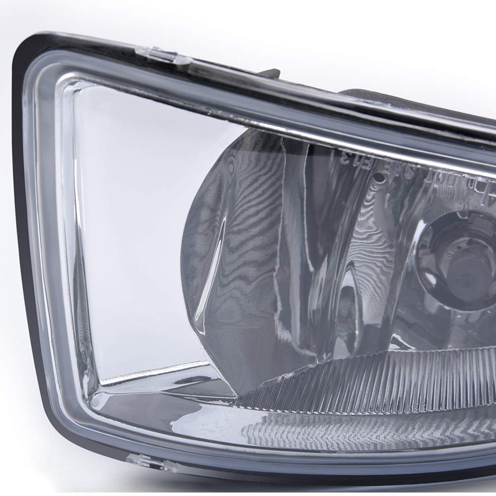 G-PLUS Front Bumper Fog Lights Compatible with Honda Civic 2 Door / 4 Door 2004 2005 Polycarbonate Resin Clear Lens Driving Running Fog Lamps + Wiring Kit + H11 Bulbs