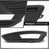 G-PLUS Left Fog Light Trim Cover, Compatible with Ford Focus 2015-2018, Driver Side, F1EZ15266K, FO1038151