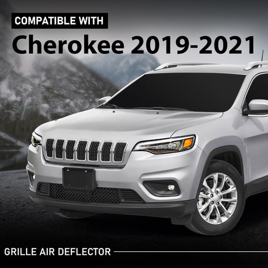 G-PLUS Grille Air Deflector Upper Rad Seal Compatible with Jeep Cherokee 2019-2021 68437115AA, CH1218119