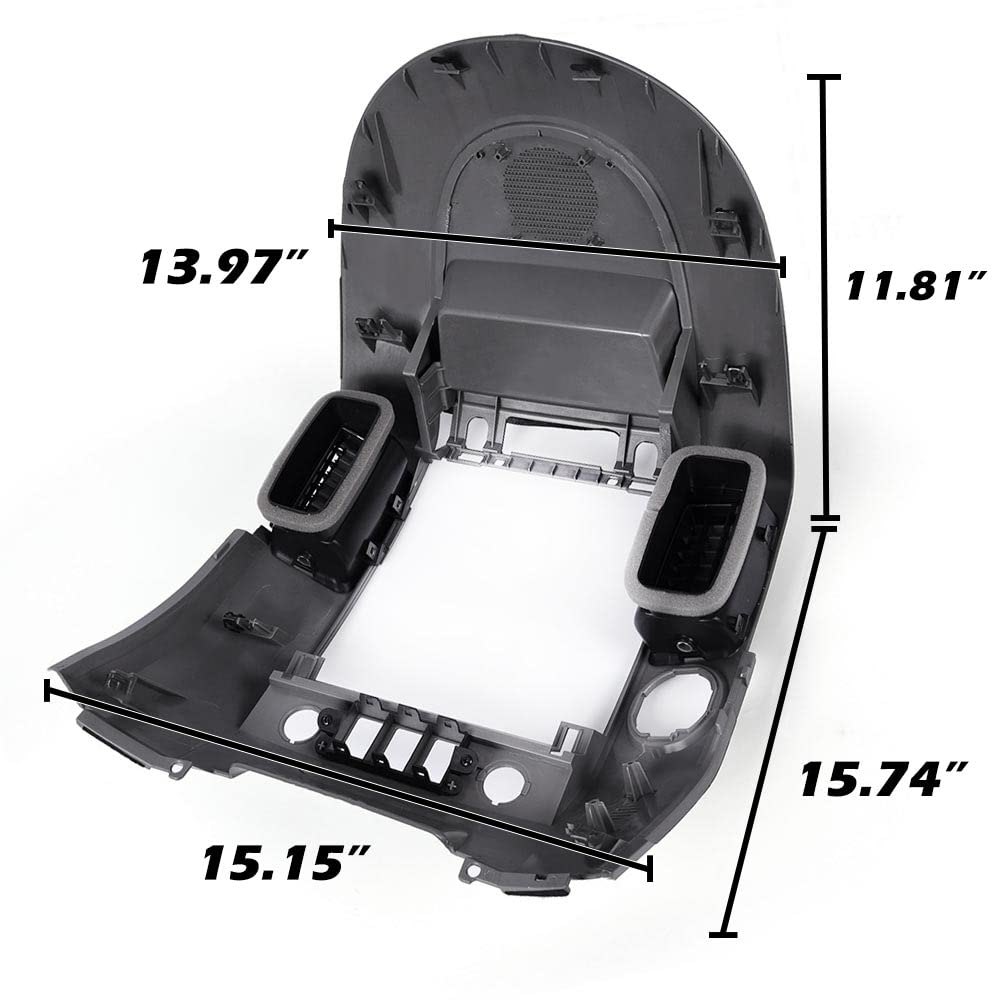 G-PLUS Center Dash Radio AC Bezel w/Speaker Bezel Compatible with 2004-2006 Nissan Titan/ 2005-2006 Nissan Armada/ 2004 Nissan Pathfinder Armada