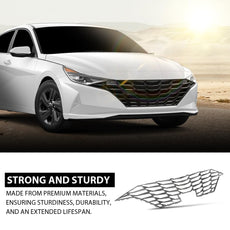 G-PLUS Front Bumper Radiator Grille Assembly Compatible with Hyundai Elantra 2021-2023 86351AA030 Front View