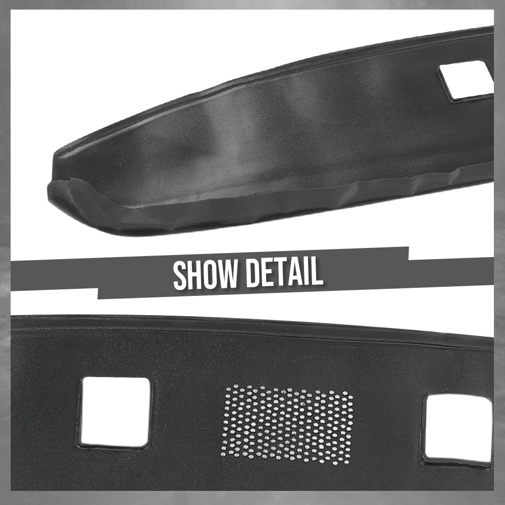 G-PLUS Dash Cover Dashboard Compatible with Ford F100 1967-1972 Black
