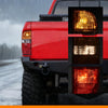 G-PLUS Rear Tail Lights Assembly Compatible with Toyota Tacoma 2001 2002 2003 2004 Left&Right Tail Lamps Red Orange Rear Lights Brake Lamps Assembly Luces Traseras