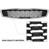 G-PLUS Front Upper Bumper Grille Grill Chrome & Black Compatible with Kia Forte5 Hatchback EX LX 2017 2018 86350-A7810, 86350A7810, 86350A7830, 86350-A7830