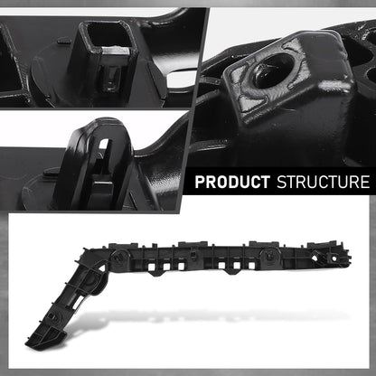 G-PLUS Rear Bumper Retainer Bracket Set Compatible with Toyota Corolla 2020-2022 5257602180, 5257502180, TO1142132, TO1143132 Black