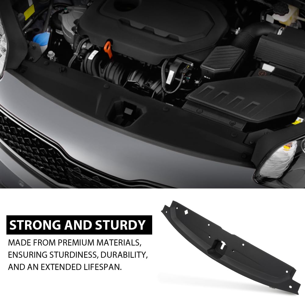 G-PLUS Radiator Grille Upper Cover Compatible with Kia Sportage 2.0L 2.4L 2017-2019 86361D9000, 86361-D9000