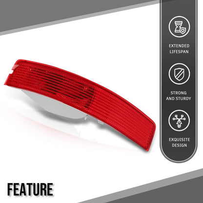 G-PLUS Rear Bumper Reflector Right Side Compatible with Volvo XC90 2007 2008 2009 2010 2011 2012 2013 2014 31111185 Red