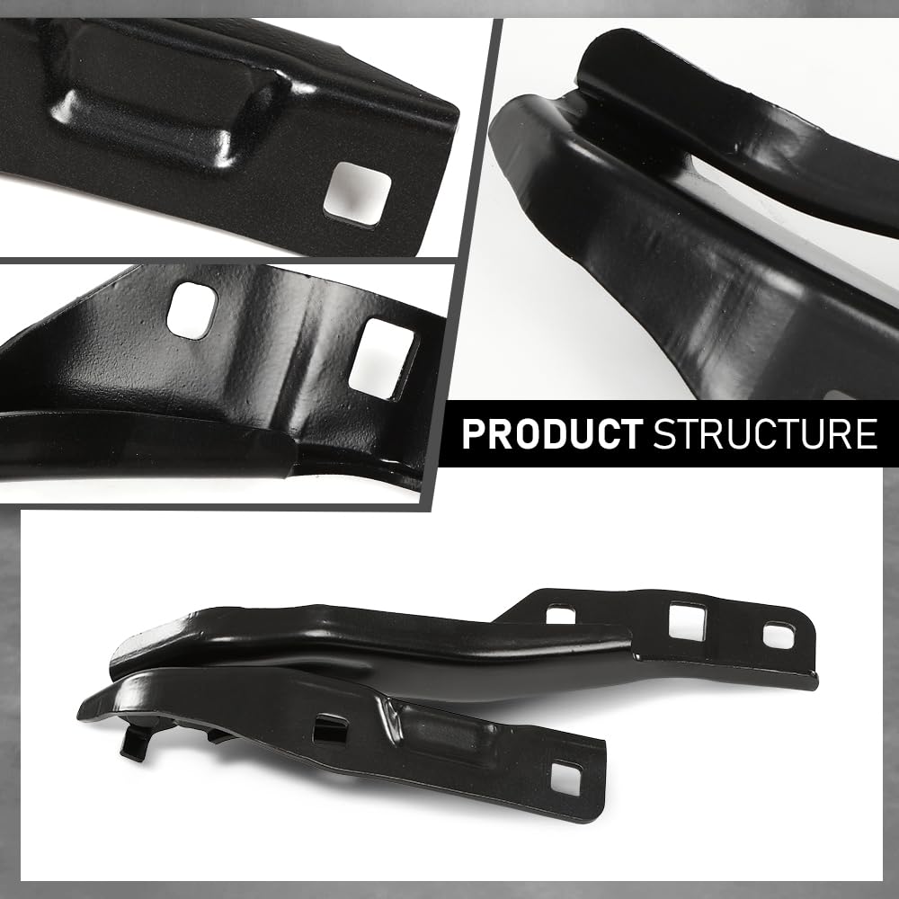G-PLUS Pair Hood Hinges Set, Compatible with Chevy Colorado 2015-2022/ GMC Canyon All Terrain 2015-2022, 23303047, 23303048