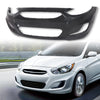 G-PLUS Front Bumper Cover Compatible with Hyundai Accent Sedan/Hatchback 2014 2015 2016 2017, HY1000201 865111R010, Black Primered