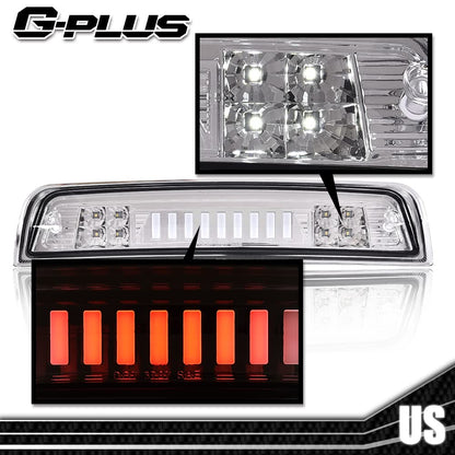 G-PLUS Truck Third 3rd Tail I Brake Light Cargo High Mount Stop Lamp Compatible With 2009-2010 Dodge Ram 1500 2010 Dodge Ram 2500 3500 2011-2017 Ram 1500 2500 3500