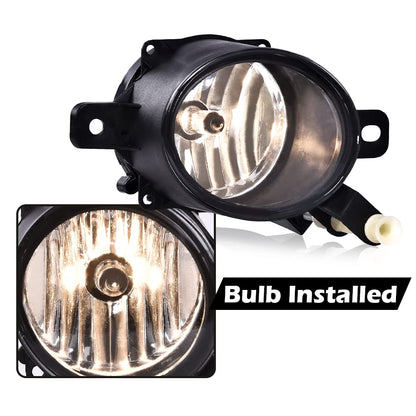 G-PLUS Fog Lights Compatible with Chevy Malibu 2013-2015 /Fit Chevy Malibu Limited 2016 /Fit Saturn Astra 2008-2009 Clear Lens Black Housing Fog Lamps 94708773 94708774 116-01278R GM2592301