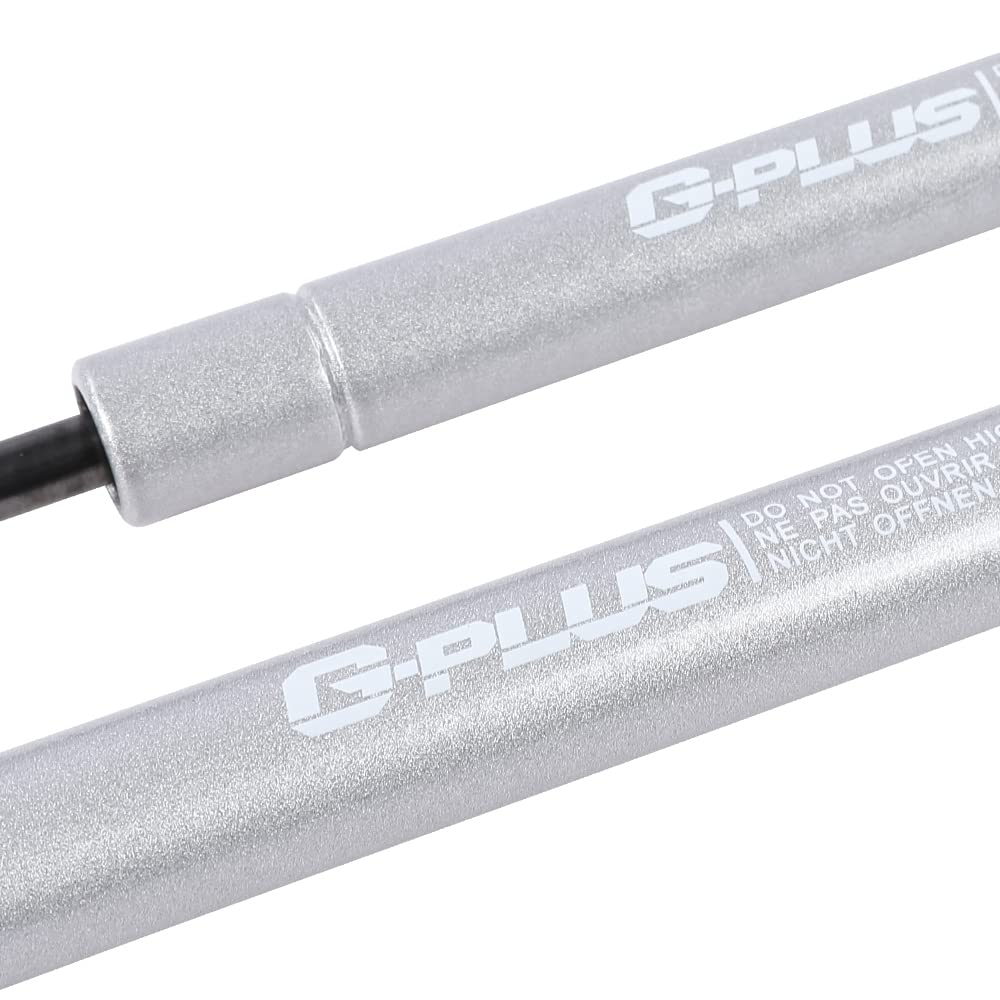 G-PLUS Racing Hood Lift Strut Damper Shock Set- Complete Kit Silvery Compatible with Ford Mustang 15-21