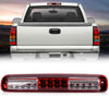 G-PLUS Left & Right Headlight & LED 3rd Third Brake Light Compatible with Chevy Silverado GMC Sierra 1500 2500HD 3500 1999-2006