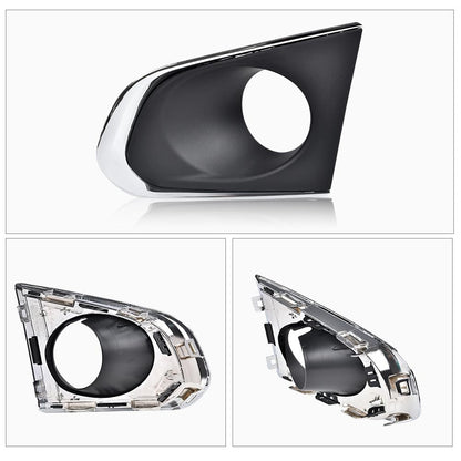 G-PLUS Fog Lights Bumper Lamps Left+Right w/Bulbs Compatible with Chevy Trax LS/LT/LTZ models only 2015 2016 GM2592312, GM2593312, 95227855, 95227856 Clear Lens Chrome Housing