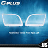 G-PLUS Front Headlight Lenses Cover Compatible with 2005-2009 Mustang,(NOT ForShelby GT500 Models),Chrome Housing A Pair Left & Right Side (Clear Lens)
