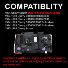 G-PLUS Fog Lights for Dodge Dakota 2005-2009 Jeep Commander 2006-2010 Front View