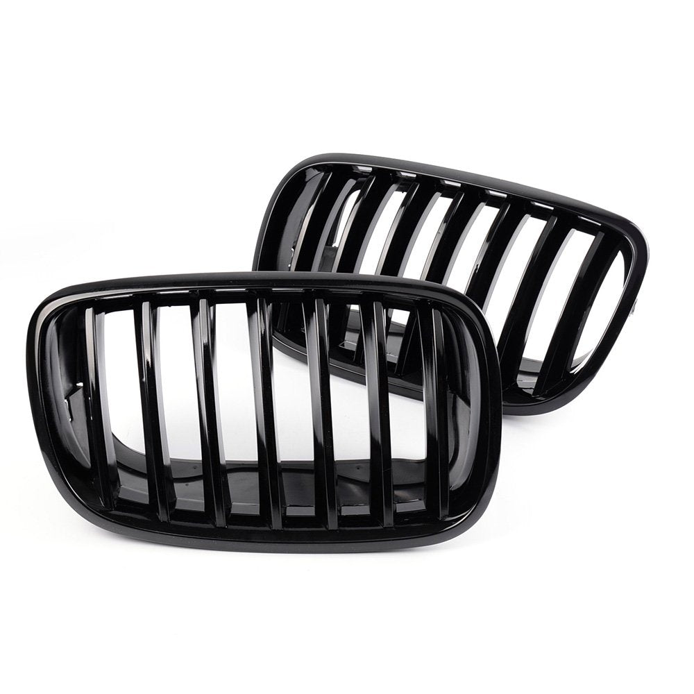 Replacement For BMW E70 E71 X5 X6 2007 2008 2009 2010 2011 2012 2013 Gloss Black Front Bumper Kidney Sport Grills Hood Grille Replacement