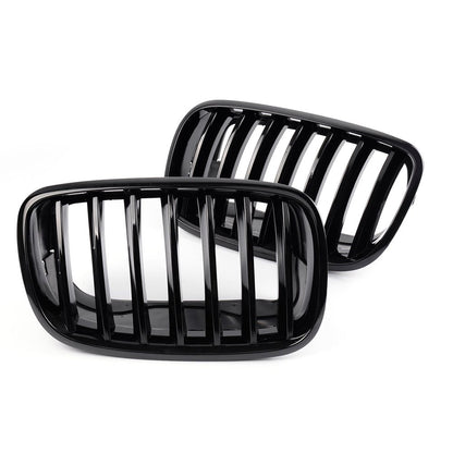 Replacement For BMW E70 E71 X5 X6 2007 2008 2009 2010 2011 2012 2013 Gloss Black Front Bumper Kidney Sport Grills Hood Grille Replacement