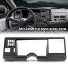 G-PLUS Speedometer Dash Bezel Tirm Panel Compatible with Chevy Silverado GMC Sierra Truck 1988 1989 1990 1991 1992 1993 1994 (Black ABS Plastic)