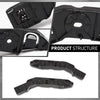G-PLUS Pair Front Bumper Bracket Support Retainer Holder, Compatible with Jeep Grand Cherokee 2021-2023, LH Driver & RH Passenger Side 2PCS, 68408115AB, 68408114AB
