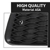 G-PLUS Pair Fog Light Cover Grille, Compatible with Audi Q7 2010-2015, Left Driver & Right Passenger Side 2PC, 4L0807697B, 4L0807698B