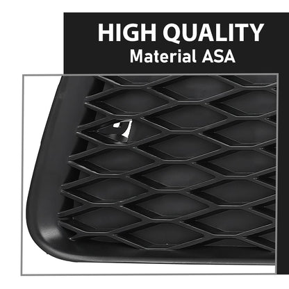 G-PLUS Pair Fog Light Cover Grille, Compatible with Audi Q7 2010-2015, Left Driver & Right Passenger Side 2PC, 4L0807697B, 4L0807698B