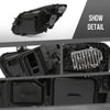 G-PLUS LED Headlight Right Side Compatible with Benz C-Class C300 W205 2015 2016 2017 2018 205906780364, MB2503227 Black