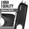 G-PLUS Fog Light Trim Set Driver and Passenger Side Compatible with Audi A3 Base/Quattro Base 2009-2013 Fit Models with Sport Package 8P0 807 681 N ZDE, 8P0 807 682 F ZDE Black