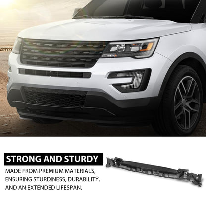 G-PLUS Front Bumper Face Bar Impact Absorber Compatible with Fit Ford Explorer 2016-2017, Fit Police Interceptor Utility 2016-2019, Fit For Models Without Active Shutter FB5Z17C882C, FO1070195 Black