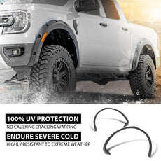 G-PLUS Rear Fender Flare Pair Wheel Arch Molding Additional Angle
