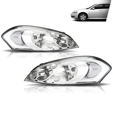 G-PLUS Headlights Assembly for Chevy Monte Carlo Impala 2006-2016 Clear Chrome Clear Product Specifications