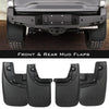G-PLUS Heavy Duty Molded Mud Flaps Compatible with Toyota Tacoma w/Fender Flares 2005-2015 4PCS Mud Guards Splash Front & Rear Mudguards Black