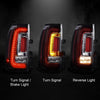 G-PLUS LED Rear Left Tail Light Assembly Fit GMC Yukon/Yukon XL (Denali, SLE, SLT) 2015-2018, Left Driver Side Rear Brake Lamp, Clear Lens Red/Black Housing, GM2800268