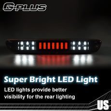 G-PLUS Car Third Brake Light for Chevy Colorado GMC Canyon 2004-2012 Isuzu I-Series Side View