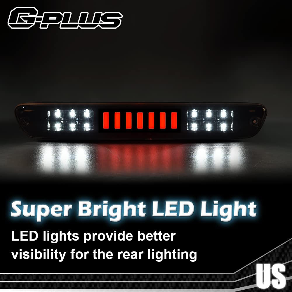 G-PLUS Car Tail Light Rear Third Stop I Brake Light Lamp Compatible with 2004-2012 Chevy Colorado/GMC Canyon 2006-2008 Isuzu I-Series 15286505 25971002 25821852