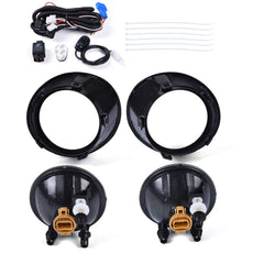 G-PLUS Fog Lights Kit for Chevy Camaro 2010-2013 Smoky Lens Front View