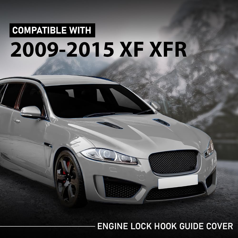 G-PLUS Engine Lock Hook Guide Holder Cover Compatible with Jaguar XF XFR 2009-2015 C2Z29303