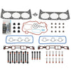 G-PLUS Head Gasket Set Bolts Compatible with Chevy S10 1996-2004/Fit Chevy Silverado GMC Sierra 1500 1999-2006/Fit GMC Savana Chevy Express 1500 1996-2006 4.3L 262CID V6 OHV HS9354PT-6, ES74034